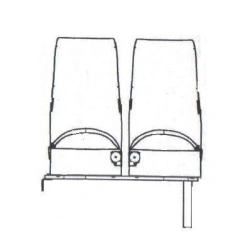 Passenger seat PS-05.6840.004-21.2K02