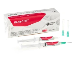 Calcium hydroxide-based dental material for intracanal filling during endodontic treatment of infected teeth.