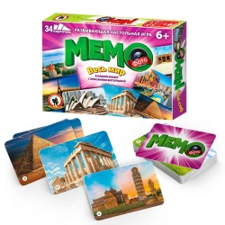 Photo-memo The Whole World. 34 cards