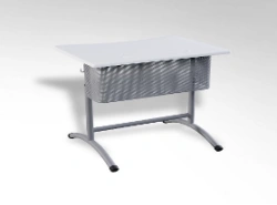 Non-adjustable two-seater pupil's desk Art: AtNP2