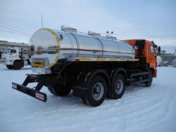 Specialised, tanker truck 56874-0000010-03 based on chassis KAMAZ-65115-A5, KAMAZ 65115-50, KAMAZ 65115-RR, KAMAZ 65115-RS