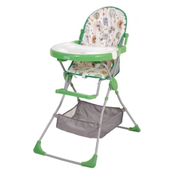 Selby 252 "Owls" highchair, green, article number 0001294-05
