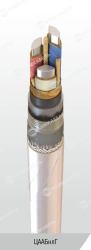 Power cable with aluminium conductors with paper insulation impregnated with viscous or non-flowing composition for voltage 6, 1