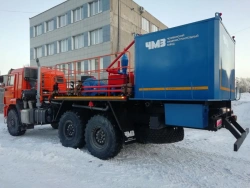 Cementing unit 707411-50 on Kamaz chassis type 43118 (modifications 43118-A5, 43118-50, 43118RR. 43118RS).