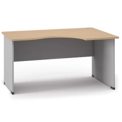 EG7 Ergonomic desk (right) on supports from office furniture set "Unica"