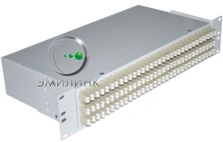 Cross 19" NTSS PREMIUM, pre-assembled 3U, 64 ports SC/UPC, 9/125 micron, (sockets, splice 2pcs, KDZS, pigtails)NTSS-RFOB-PM-3U-6