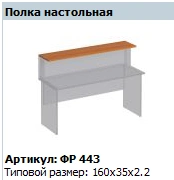 "Formula" Shelf table shelf article FR 443