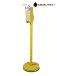 Mobile stand with elbow dispenser