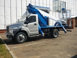 Aerial lift AGP type 47122, modification 47122H on the basis of GAZ C41R16 chassis