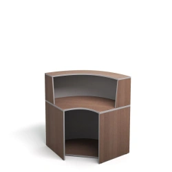 Wooden office shelving unit (rack), item 218(177-197). 218/1