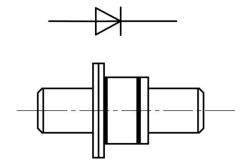 Microwave switching diode 2A546A-5,A-6,B-5