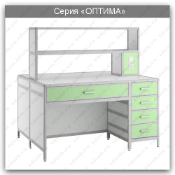 Laboratory island table Optima Series: SLO.02.01