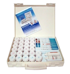 Set of dental materials "Ultropalin" for manufacturing of porcelain metal-ceramic crowns and bridges