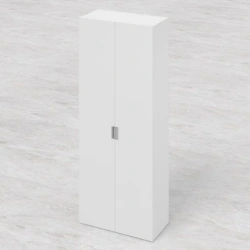 Tall wardrobe for outerwear with lock