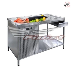 Medium temperature refrigerated table ????