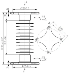 Insulator OSC 20-35-G04-3 UHL1