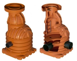 Polymer sewerage manholes ICAPLAST of nominal diameter DN/ID 1500, TU 22.29.29-015-50049230-2021