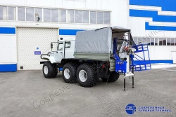Drilling rig SBG-PM-03 Sterkh on chassis of all-terrain vehicle Veya ZVM-39083 6x6
