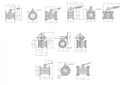 Ball valves DN 50-300 PN up to 2,5MPa (25 kgf/cm2)