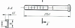 Puncher for U-shaped corner plates, article no. 319.016
