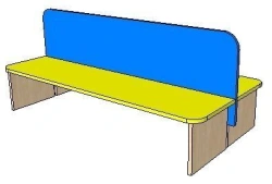 Double-sided banquette FN.MDU.01.28.00.00.00.00