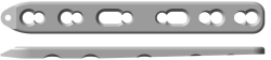 Small straight metaepiphyseal plate (length 90...210mm)