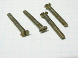 Screws with countersunk head 90° with straight slot OST 1 31545-80
