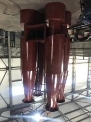 Gas cleaning and dust collecting equipment (Cyclone)