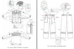 SIRIUS-MASTER-ROSS summer suit: short jacket, trousers