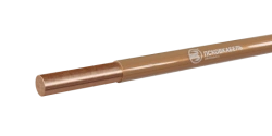 Copper wire, rectangular, enamelled with heat-resistant high-strength enamel, PETVP-Vs grade, with nominal wire size according t