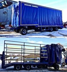Trailer 83693G, with air suspension or spring-balanced suspension, with tyres 235/75R17.5 or 385/65R22.