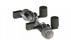 Axle unit 10 t axle unit complete with pneumatic suspension