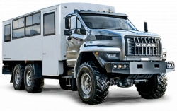 SPTS Ural 32551-73 with "NEXT" type cab (Equipment variants: YaMZ CP: 0905, 1205, 1105, 1909 and their configurations; YaMZ clut