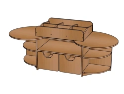 Table - shelving unit ''Builder''/ SD58