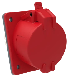 PSN42-032-4 Recessed socket SSI-424 32A-6h/380-415V 3P+RE IP44 MAGNUM IEC