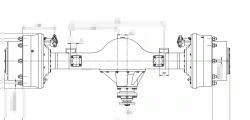 Front drive axle CYLU.021123.486
