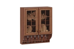 Type 4 LD.270560.000 Kitchen cabinet 800 high with open shelf body (Walnut M )