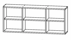 Wooden shelf RL 03/11