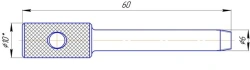 Drill bit guide for 2.5 mm drill bit