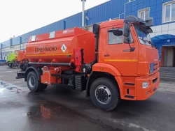 Fuel tanker ATZ-10,5, type TK142010 (modification 4693A5) on chassis KAMAZ KAMAZ-018/2011/TRCU-2axle-102