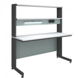 High laboratory table with extension 2