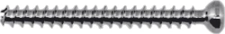 Cannulated screws, Ø 4,0 mm, length 30 mm to 50 mm, pitch 1 mm, article 004.04.XX