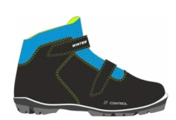 Winter Star control kids ski boots black (lime neon logo) N