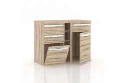 Marta LD 124.130.000 chest of drawers (White/Desira Ash )