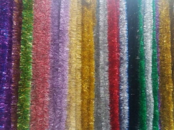 New Year's tinsel on a wire 1,8-2m, diameter 5cm.