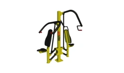 Outdoor exercise equipment Vertical + lever pull.