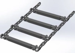 Scraper chain assembly TSBK-4
