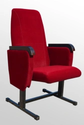 Armchair on a metal frame, model "Theatrical - 5"