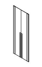 High glass doors. Set of furniture "Remo"