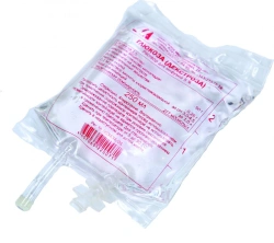 Glucose, 5%, 250 ml. (INN: Dextrose)
